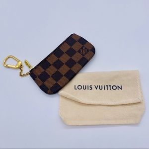 EUC Louis Vuitton Damier Ebene Key Pouch